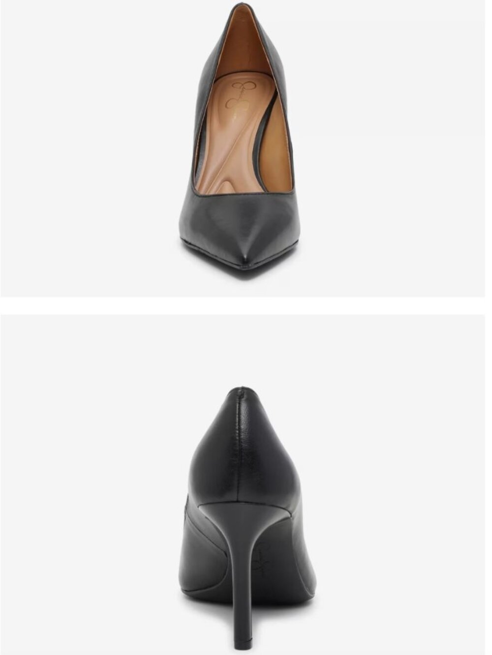 Jessica Simpson Nettles Black Pumps Pointed Toe Heels Size 7 - Picture 2 of 6
